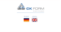 Desktop Screenshot of ck-form.com